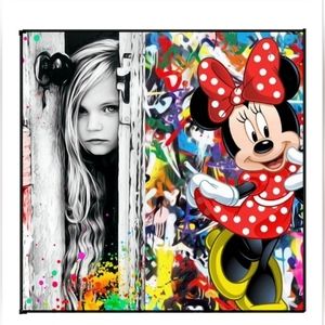 Minnie Mouse and me 8 1/2"x11" Framed Wall Art